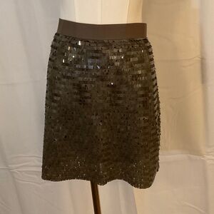 Chelsea & Violet Shimmering Sequin Mini Skirt